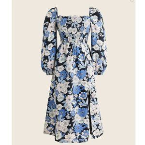 J.Crew 100% Linen Dress in zinnia floral
